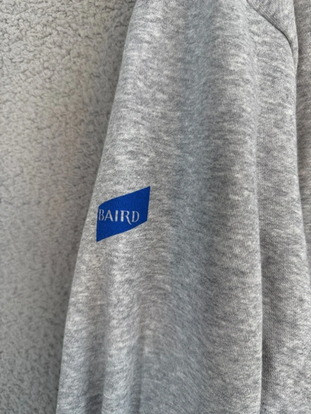 adidas Mens 2XL “Baird” logo crew neck long sleeve sweatshirt Gray Pullover Soft